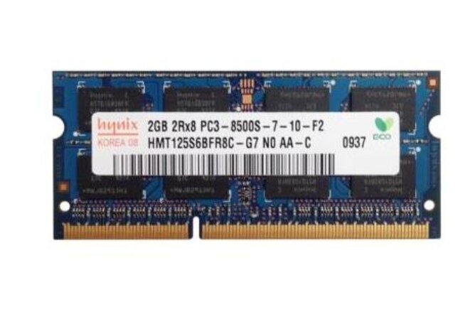 Hynix HMT125S6BFR8C-G7 2 GB DDR3 1066 MHz Ram